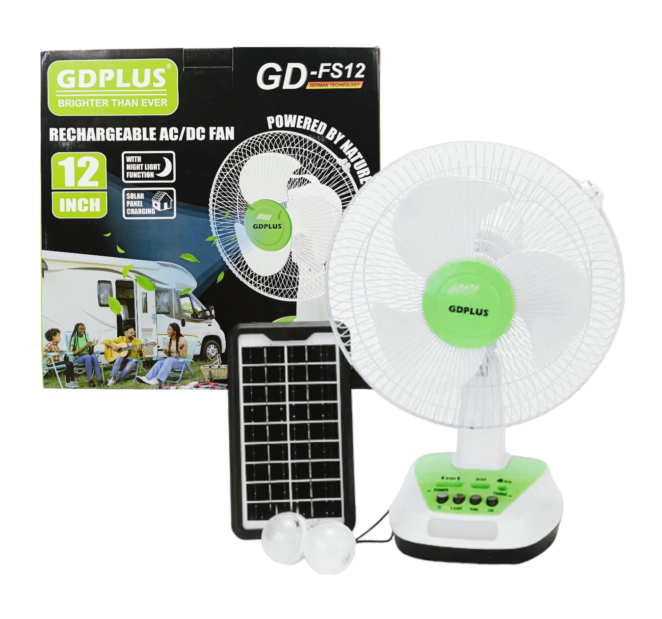 Miniatura 2 de Ventilador Solar Gd-Fs12